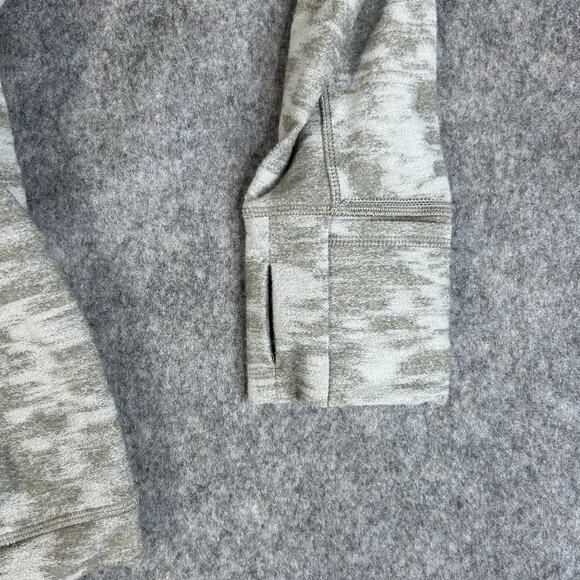 Lululemon Its Rulu Run Women’s 6 1/4 Zip Shirt Data Rush Mini Jacquard Slim Fit - Picture 9 of 10